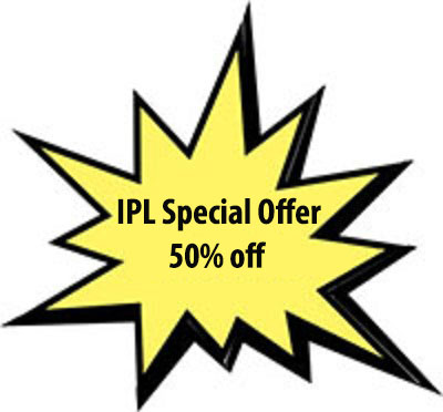 IPL special Offer 50% Off